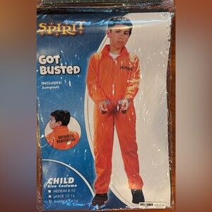 Got Busted Prisoner Halloween Costume child XL